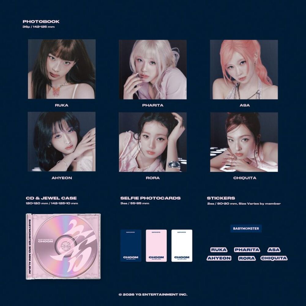 BABYMONSTER - Choom / Choom CD - Picture 3 of 4